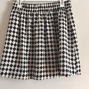 Black and white skirt